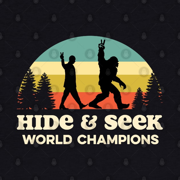 Bigfoot and DB Cooper hide & seek world champions by Noureddine Ahmaymou 